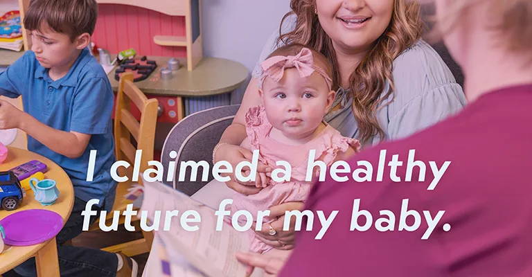 I claimed a healthy future for my baby.